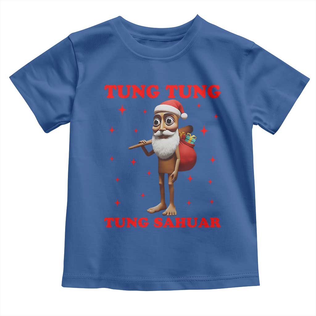 Funny Italian Brainrot Christmas Toddler T Shirt Tung Tung Tung Sahur Meme - Wonder Print Shop