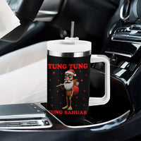 Funny Italian Brainrot Christmas Tumbler With Handle Tung Tung Tung Sahur Meme - Wonder Print Shop