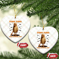 Funny Italian Brainrot Halloween Ceramic Ornament Tung Tung Tung Sahur Meme - Wonder Print Shop