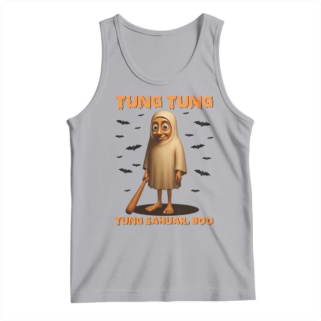 Funny Italian Brainrot Halloween Tank Top Tung Tung Tung Sahur Meme - Wonder Print Shop