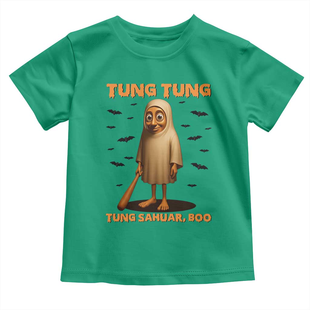 Funny Italian Brainrot Halloween Toddler T Shirt Tung Tung Tung Sahur Meme - Wonder Print Shop