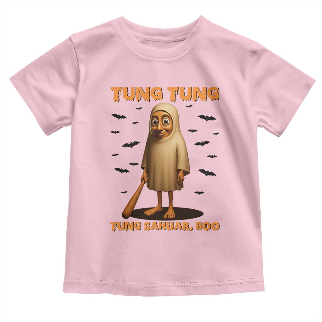 Funny Italian Brainrot Halloween Toddler T Shirt Tung Tung Tung Sahur Meme - Wonder Print Shop
