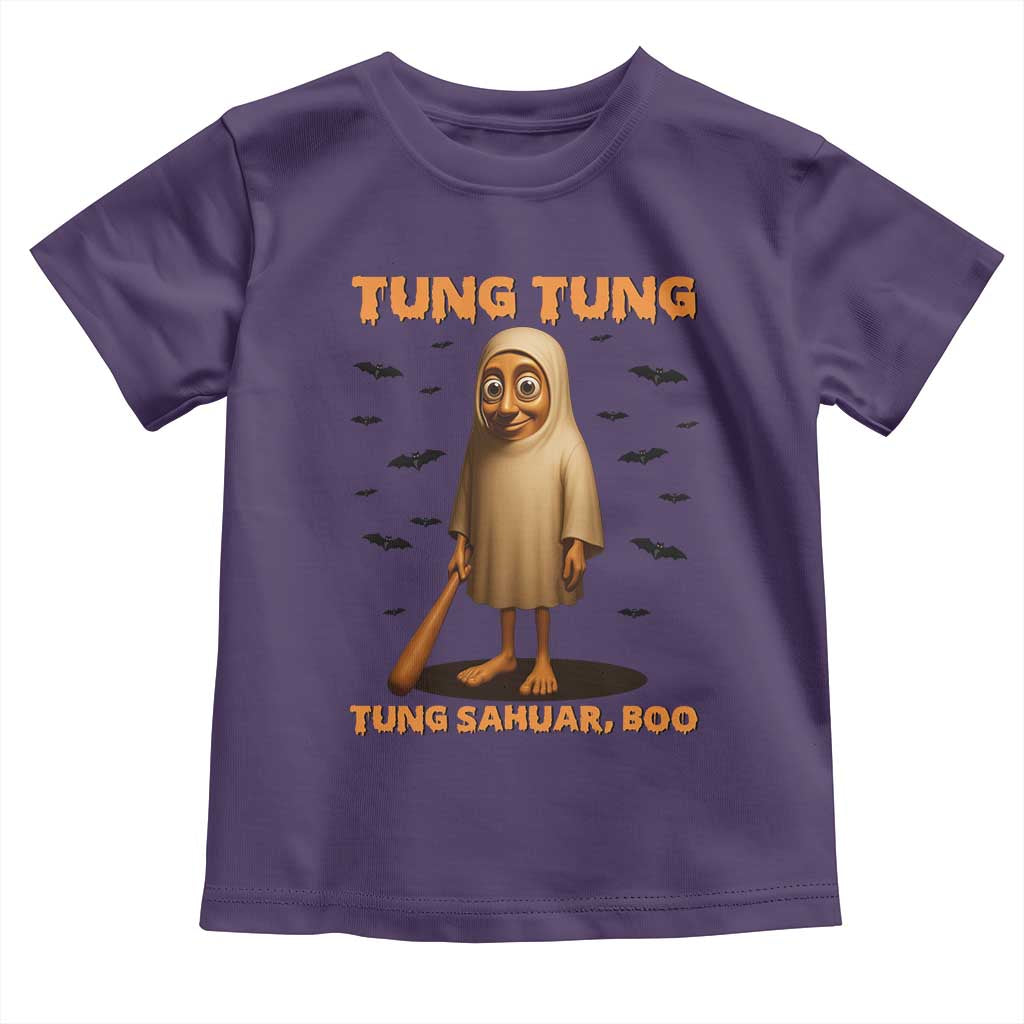 Funny Italian Brainrot Halloween Toddler T Shirt Tung Tung Tung Sahur Meme - Wonder Print Shop