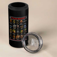 Italian Brainrot Christmas 4 in 1 Can Cooler Tumbler Funny Brain Rot Gen-Z Meme