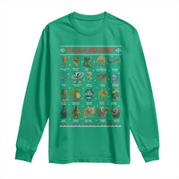Italian Brainrot Christmas Long Sleeve Shirt Funny Brain Rot Gen-Z Meme - Wonder Print Shop