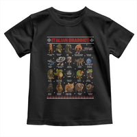 Italian Brainrot Christmas Toddler T Shirt Funny Brain Rot Gen-Z Meme - Wonder Print Shop
