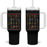 Italian Brainrot Christmas Tumbler With Handle Funny Brain Rot Gen-Z Meme