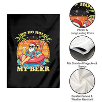 Santa Beer Christmas Garden Flag Ho Ho Ho My Beer - Wonder Print Shop