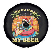 Santa Beer Christmas Spare Tire Cover Ho Ho Ho My Beer - Wonder Print Shop