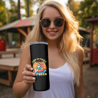 Santa Beer Christmas Skinny Tumbler Ho Ho Ho My Beer
