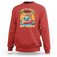 Santa Beer Christmas Sweatshirt Ho Ho Ho My Beer - Wonder Print Shop