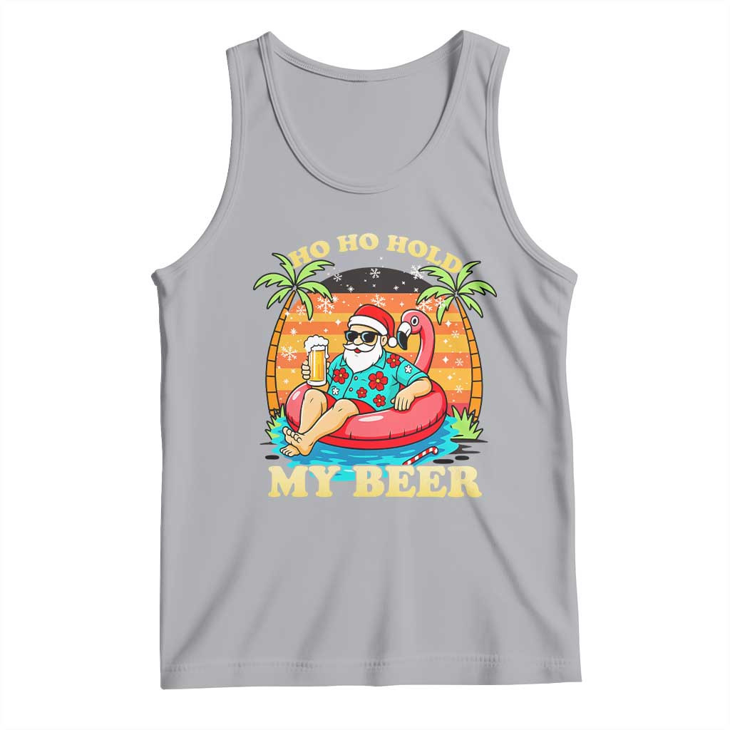 Santa Beer Christmas Tank Top Ho Ho Ho My Beer - Wonder Print Shop