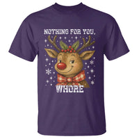 Reindeer Christmas Meme T Shirt Nothing For You Whore - Wonder Print Shop
