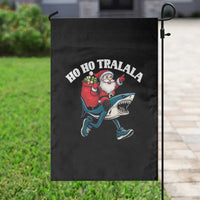 Tralalero Tralala Christmas Meme Garden Flag Santa Xmas Ho Ho Ho - Wonder Print Shop