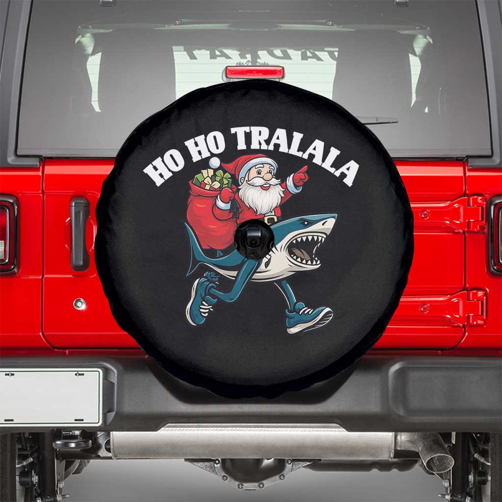 Tralalero Tralala Christmas Meme Spare Tire Cover Santa Xmas Ho Ho Ho - Wonder Print Shop