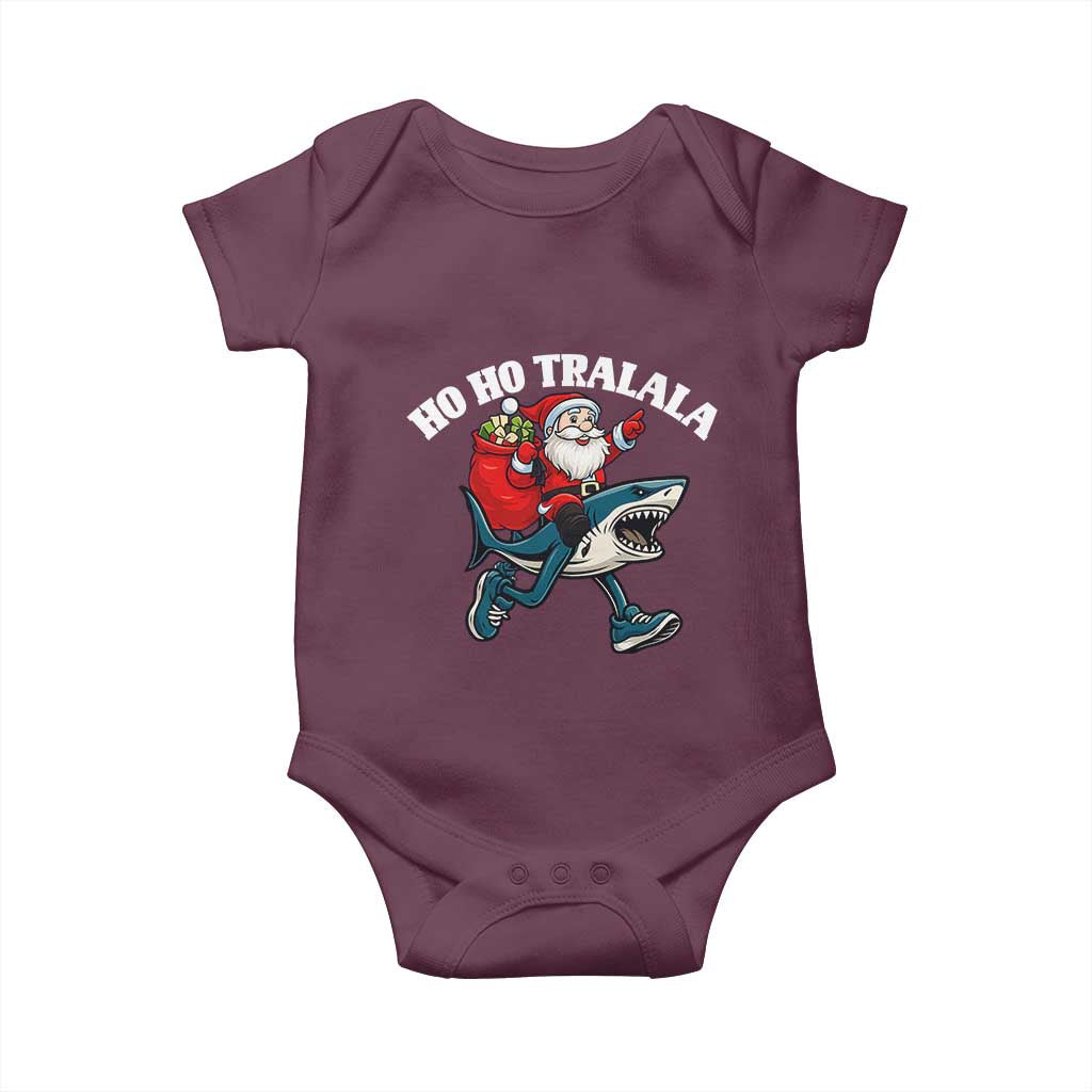 Tralalero Tralala Christmas Meme Baby Onesie Santa Xmas Ho Ho Ho - Wonder Print Shop
