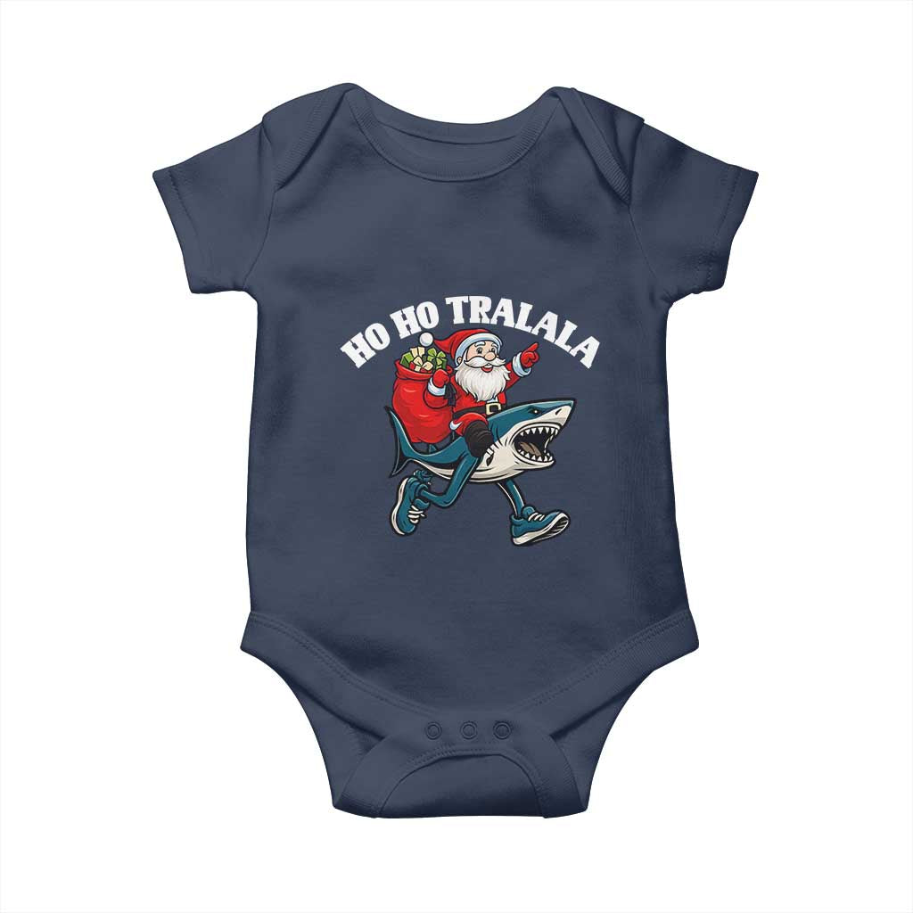 Tralalero Tralala Christmas Meme Baby Onesie Santa Xmas Ho Ho Ho - Wonder Print Shop