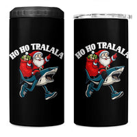 Tralalero Tralala Christmas Meme 4 in 1 Can Cooler Tumbler Santa Xmas Ho Ho Ho