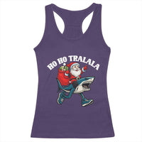 Tralalero Tralala Christmas Meme Racerback Tank Top Santa Xmas Ho Ho Ho - Wonder Print Shop