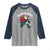 Tralalero Tralala Christmas Meme Raglan Shirt Santa Xmas Ho Ho Ho - Wonder Print Shop