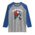 Tralalero Tralala Christmas Meme Raglan Shirt Santa Xmas Ho Ho Ho - Wonder Print Shop