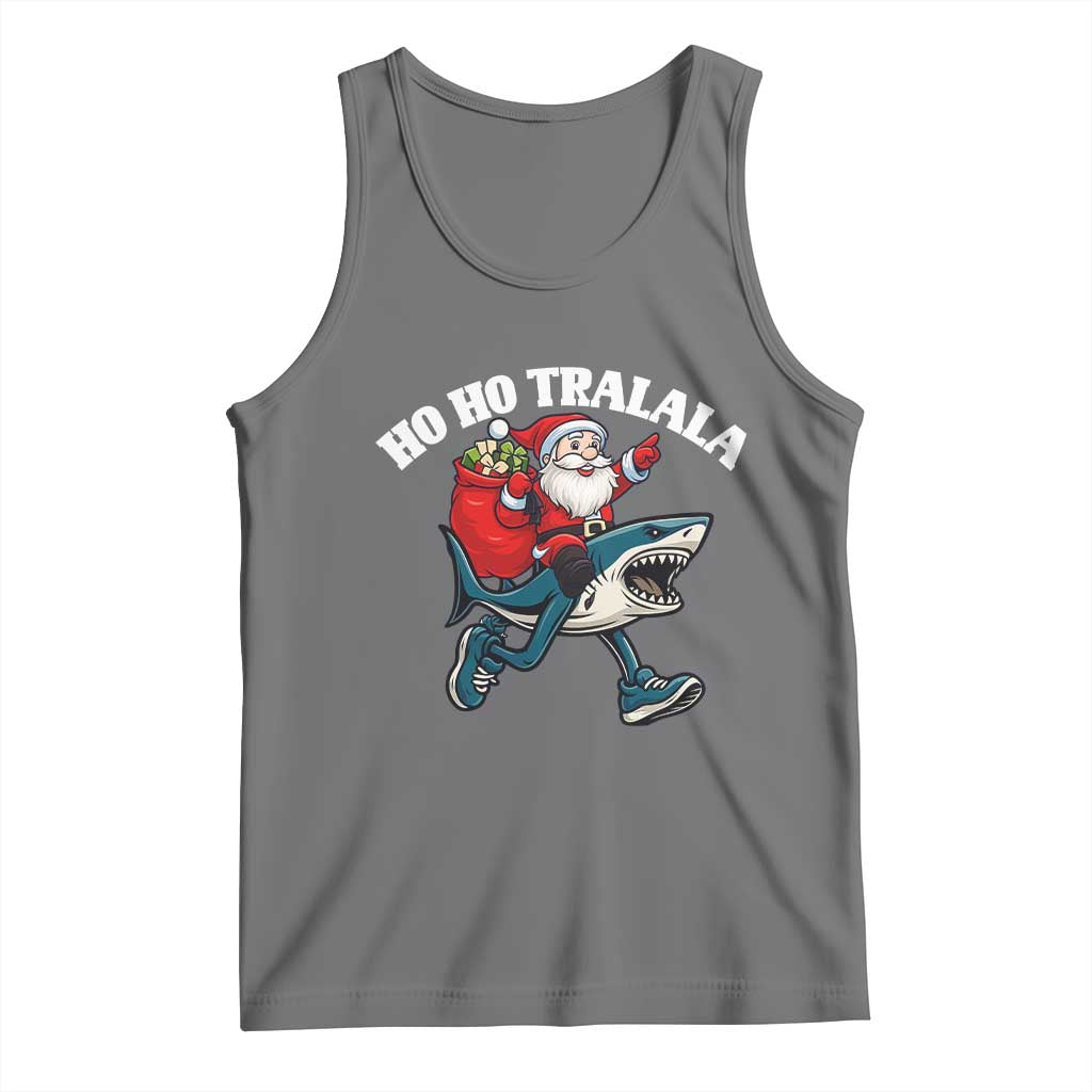 Tralalero Tralala Christmas Meme Tank Top Santa Xmas Ho Ho Ho - Wonder Print Shop