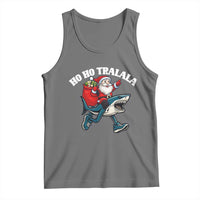 Tralalero Tralala Christmas Meme Tank Top Santa Xmas Ho Ho Ho - Wonder Print Shop