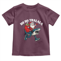 Tralalero Tralala Christmas Meme Toddler T Shirt Santa Xmas Ho Ho Ho - Wonder Print Shop