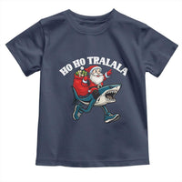 Tralalero Tralala Christmas Meme Toddler T Shirt Santa Xmas Ho Ho Ho - Wonder Print Shop