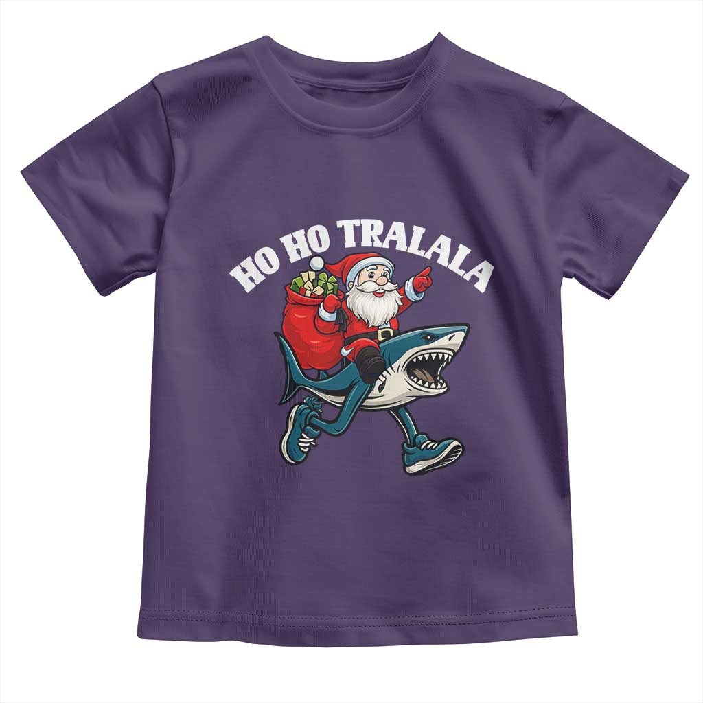 Tralalero Tralala Christmas Meme Toddler T Shirt Santa Xmas Ho Ho Ho - Wonder Print Shop