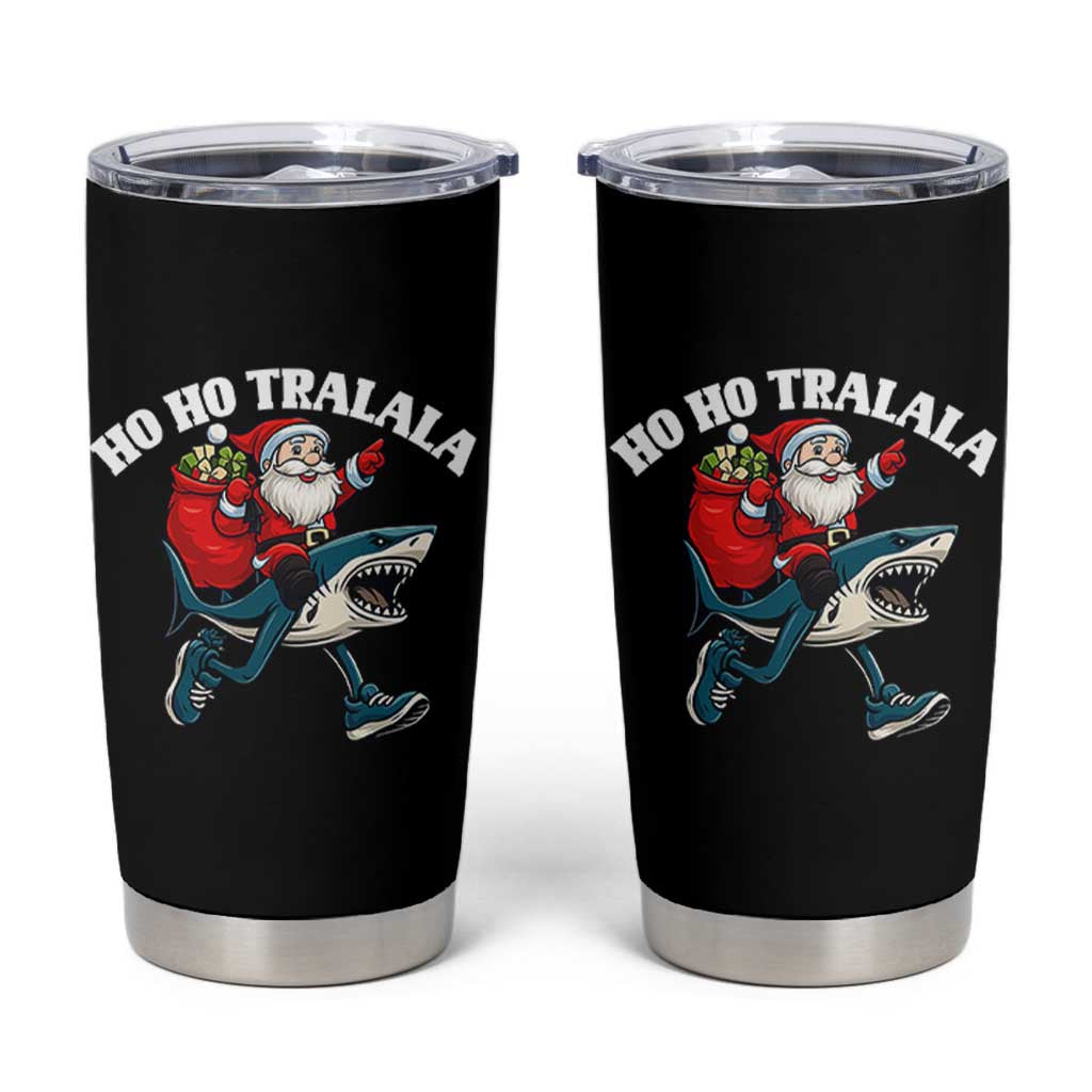 Tralalero Tralala Christmas Meme Tumbler Cup Santa Xmas Ho Ho Ho
