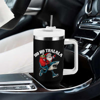 Tralalero Tralala Christmas Meme Tumbler With Handle Santa Xmas Ho Ho Ho