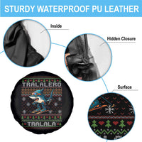 Tralalero Tralala Christmas Meme Spare Tire Cover Snowboard Ugly Xmas - Wonder Print Shop