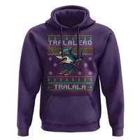 Tralalero Tralala Christmas Meme Hoodie Snowboard Ugly Xmas - Wonder Print Shop