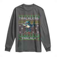 Tralalero Tralala Christmas Meme Long Sleeve Shirt Snowboard Ugly Xmas - Wonder Print Shop