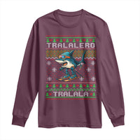 Tralalero Tralala Christmas Meme Long Sleeve Shirt Snowboard Ugly Xmas - Wonder Print Shop
