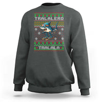 Tralalero Tralala Christmas Meme Sweatshirt Snowboard Ugly Xmas - Wonder Print Shop