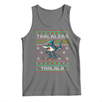 Tralalero Tralala Christmas Meme Tank Top Snowboard Ugly Xmas - Wonder Print Shop