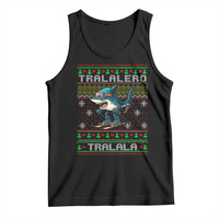 Tralalero Tralala Christmas Meme Tank Top Snowboard Ugly Xmas - Wonder Print Shop