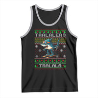 Tralalero Tralala Christmas Meme Tank Top Snowboard Ugly Xmas - Wonder Print Shop