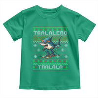 Tralalero Tralala Christmas Meme Toddler T Shirt Snowboard Ugly Xmas - Wonder Print Shop
