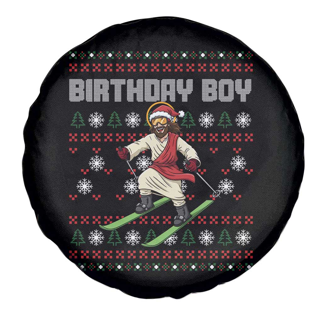 Jesus Christmas Meme Spare Tire Cover Snowboard Birthday Boy Ugly Xmas - Wonder Print Shop
