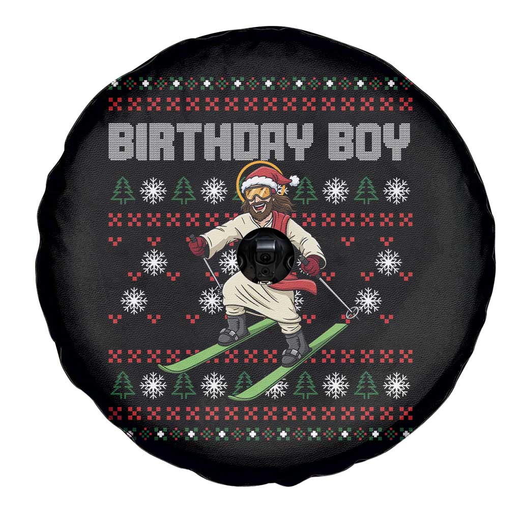 Jesus Christmas Meme Spare Tire Cover Snowboard Birthday Boy Ugly Xmas - Wonder Print Shop
