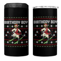 Jesus Christmas Meme 4 in 1 Can Cooler Tumbler Snowboard Birthday Boy Ugly Xmas