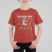 Jesus Christmas Meme T Shirt For Kid Snowboard Birthday Boy Ugly Xmas - Wonder Print Shop