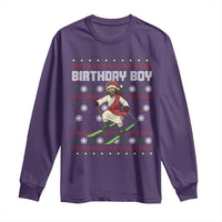 Jesus Christmas Meme Long Sleeve Shirt Snowboard Birthday Boy Ugly Xmas - Wonder Print Shop