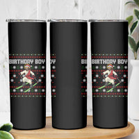 Jesus Christmas Meme Skinny Tumbler Snowboard Birthday Boy Ugly Xmas