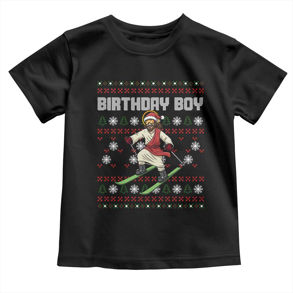Jesus Christmas Meme Toddler T Shirt Snowboard Birthday Boy Ugly Xmas - Wonder Print Shop
