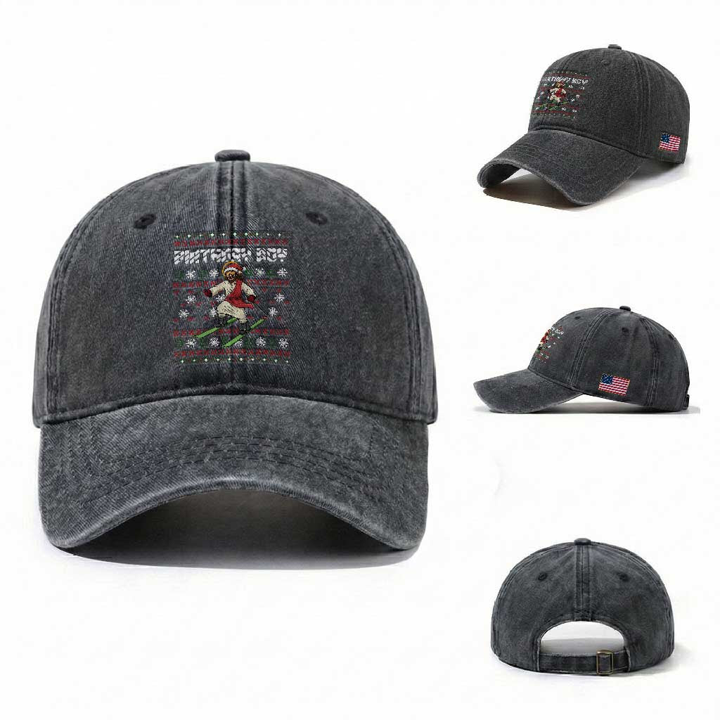 Jesus Christmas Meme Washed Cotton Baseball Cap Snowboard Birthday Boy Ugly Xmas