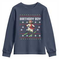 Jesus Christmas Meme Youth Sweatshirt Snowboard Birthday Boy Ugly Xmas - Wonder Print Shop